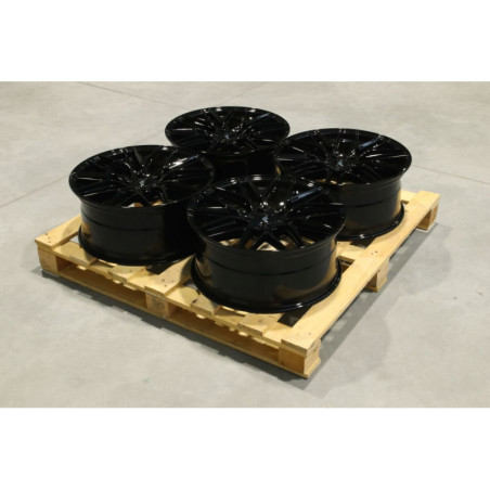 Set of JR28 20x8,5 ET40 5x130 Gloss Black