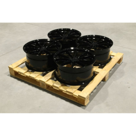 Set of JR37 19x8,5 ET35 5x112 Gloss Black