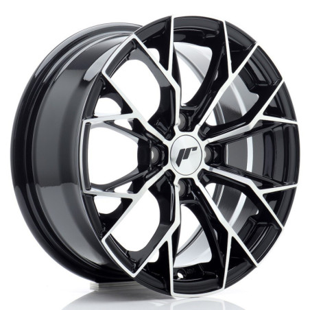 Llantas Japan Racing JR49 15x6,5 ET35 4x100 Gloss Black Machined Face