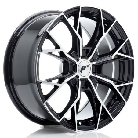 Llantas Japan Racing JR49 17x8 ET20-40 4H BLANK Gloss Black Machined Face