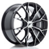 Llantas Japan Racing JR49 17x8 ET20-40 4H BLANK Gloss Black Machined Face