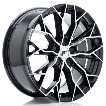 Llantas Japan Racing JR49 18x8 ET20-42 5H BLANK Gloss Black Machined Face