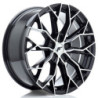 Llantas Japan Racing JR49 18x8 ET20-42 5H BLANK Gloss Black Machined Face
