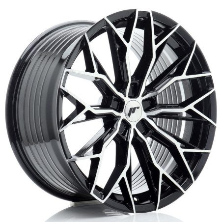 Llantas Japan Racing JR49 20x9 ET20-35 5H BLANK Gloss Black Machined Face