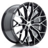 Llantas Japan Racing JR49 20x9 ET20-35 5H BLANK Gloss Black Machined Face