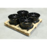 Set of JR30 20x8,5 ET35 5x120 Black Brushed w/ Tinted Face