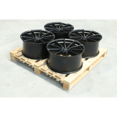 Set of SL02 20x10 ET30 5x112 Matt Black