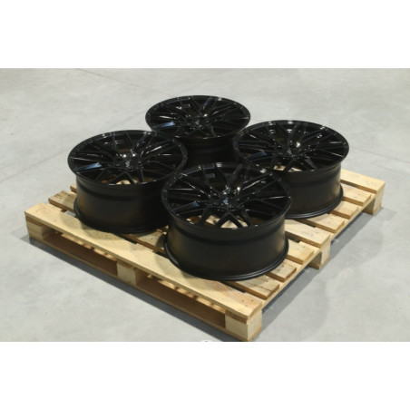 Set of JR28 19x8,5 ET40 5x112 Gloss Black