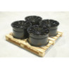 Set of CVR4 20x11 ET25 + 20x11 ET30 5x112 Gloss Black