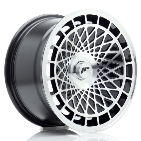 Llantas Japan Racing JR14 15x8 ET15-25 BLANK Gloss Black Machined Face
