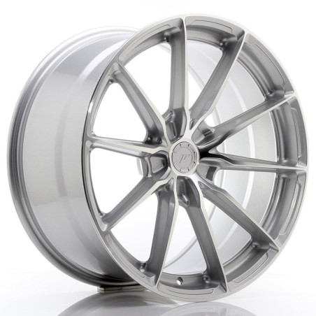 Llantas Japan Racing JR37 20x10 ET25 5x112 Silver Machined Face