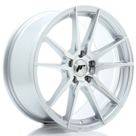 Llantas Japan Racing JR21 18x8 ET40 5x112 Silver Machined Face