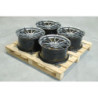 Set of JR37 19x9,5 ET45 5x112 Hyper Black