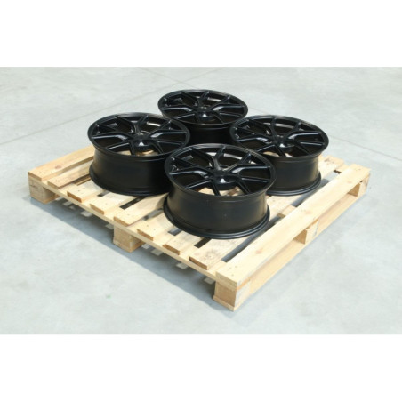 Set of SL01 18x8 ET29 + 18x8 ET40 5x114,3 Matt Black