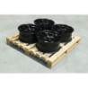 Set of SL01 17x7 ET35 + 17x7 ET40 5x100 Matt Black
