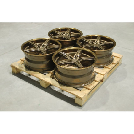 Set of CVR9 20x9 ET30 + ET35 5x120 Gloss Bronze