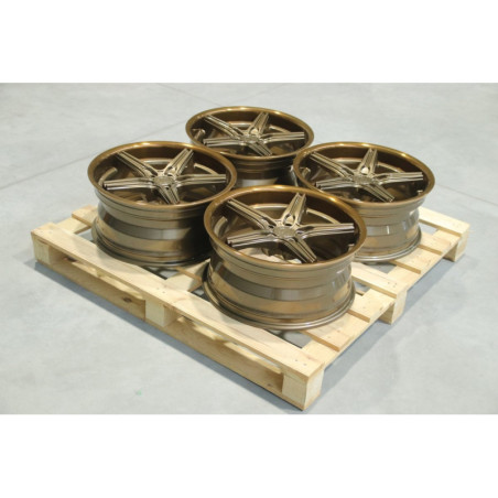 Set of CVR9 19x8,5 ET20 5x108 Gloss Bronze