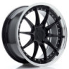 Llantas Japan Racing JR41 19x8,5 ET15-35 5H BLANK Gloss Black w/ Machined Lip