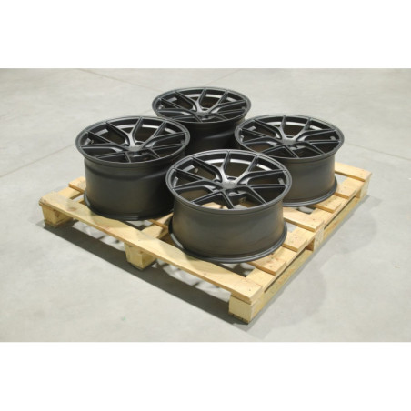Set of SL01 19x9 ET32 + 19x10,5 ET38 5x114,3 Matt Gun Metal
