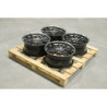 Set of JR37 18x8 ET40 5x100 Hyper Black