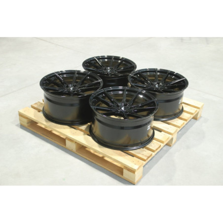 Set of JR21 19x9,5 ET29 5x112 Gloss Black