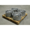 Set of CVR6 20x8,5 ET35 5x112 Gloss Silver