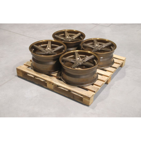 Set of CVR9 19x9 ET31 + 19x10 ET37 5x114,3 Gloss Bronze