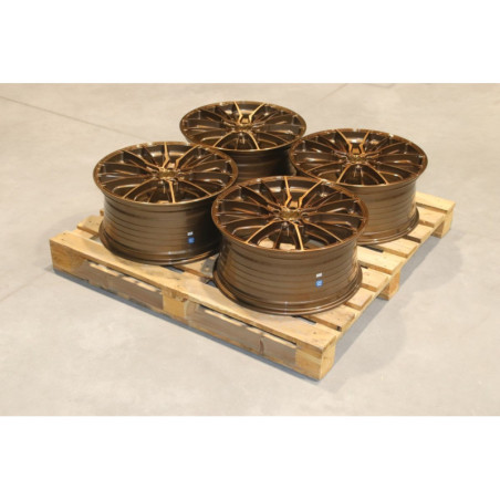 Set of CVR7 20x9 ET35 5x112 Brushed Bronze