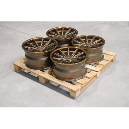 Set of CVR8 19x9,5 + 20x10,5 ET20 5x112 Gloss Bronze