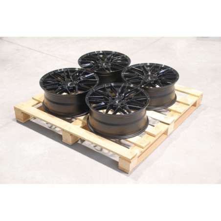 Set of JR28 18x7,5 ET25 4x108 Gloss Black