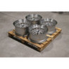 Set of JR23 20x9,5 ET25 + 20x10,5 ET25 5x120 Hyper Silver w/Machined Lip