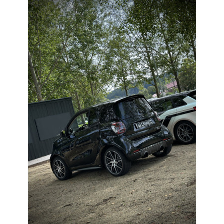 SMART FORTWO 453 MIT BRABUS HECKANSATZ SILENCIOSO TRASERO RIGHT/