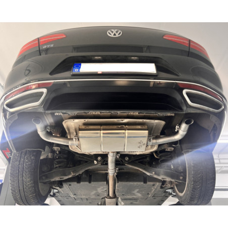 VW PASSAT B8 GTE SILENCIOSO TRASERO - INVISIBLE TAILPIPES