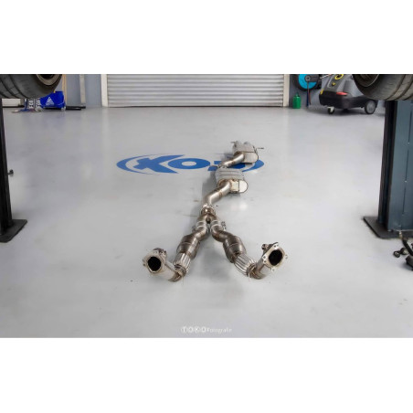 AUDI RS4 B5 ASSEMBLY OF DOWNPIPE, REAR AND SILENCIOSO DELANTERO -