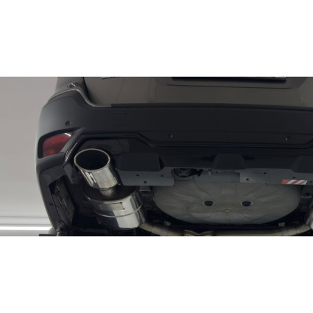 SUBARU OUTBACK BT REAR INSERT ABS BLACK GLOSSY WITH 1X TAILP