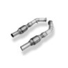 AUDI RS4 B7 MANIFOLD PIPES 70MM WITH ECE APPROVED HJS CATALY