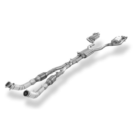 AUDI RS4 B7 MEDIO SISTEMA FROM CAT CONSISTING OF SILENCIOSO TRASERO