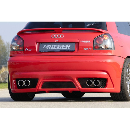 RIEGER REAR SKIRT NEW DESIGN - AUDI A3 8L A3 (8L) - 3-DR., 5