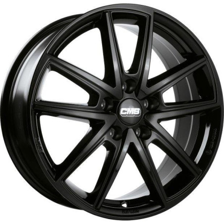 Llanta CMS C30 7x17 ET43 5x112 Negro Brillo