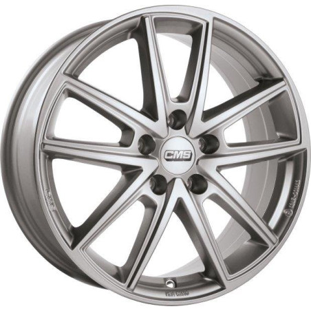 Llanta CMS C30 7.5x18 ET50 5x112 Plata Racing