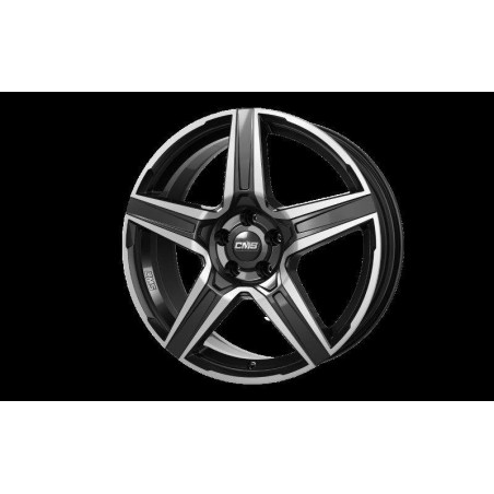 Llanta CMS C34 7.5x18 ET45 5x114.3 Negro Diamante