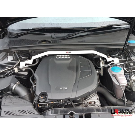 BARRA DE TORRETAS DELANTERA ULTRA RACING 2 PUNTOS PARA AUDI A4 B8 (TYP 8K) 2.0 TFSI 2WD 2008-2016