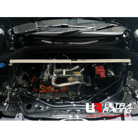 BARRA DE TORRETAS DELANTERA ULTRA RACING 2 PUNTOS PARA BMW IX1 (U11 BEV) XDRIVE30 4WD 2023-PRESENTE