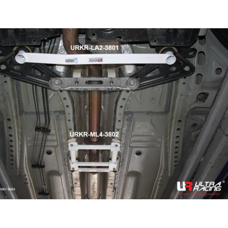 BARRA INFERIOR CENTRAL ULTRA RACING 4 PUNTOS PARA CHEVROLET MALIBU 9ª GEN. 1.5T 2WD HYBRID 2016-PRESENTE