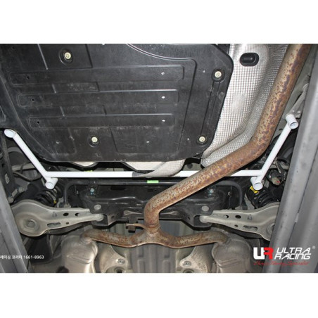 BARRA INFERIOR TRASERA ULTRA RACING 4 PUNTOS PARA CHEVROLET MALIBU 9ª GEN. 1.5T 2WD HYBRID 2016-PRESENTE