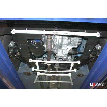 BARRA INFERIOR CENTRAL ULTRA RACING 4 PUNTOS PARA CHEVROLET SPARK (M400) 1.0 2WD 2016-2019