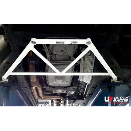 BARRA INFERIOR DELANTERA ULTRA RACING 4 PUNTOS PARA FORD MUSTANG 6ª GEN. 2.3 ECOBOOST 2WD CABRIOLET/CONVERTIBLE 2015-PRESENTE