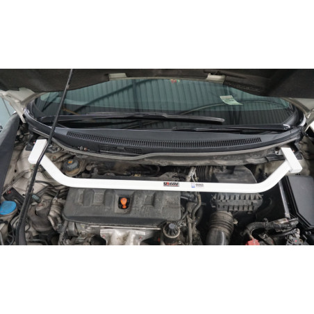 BARRA DE TORRETAS DELANTERA ULTRA RACING 2 PUNTOS PARA HONDA CIVIC 9ª GEN. (FB) 1.8 2WD 2012-2016