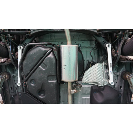 BARRA LATERAL INFERIOR TRASERA ULTRA RACING 4 PUNTOS PARA HONDA CR-V 5ª GEN. (RW1) 1.5T 2WD 2017-PRESENTE