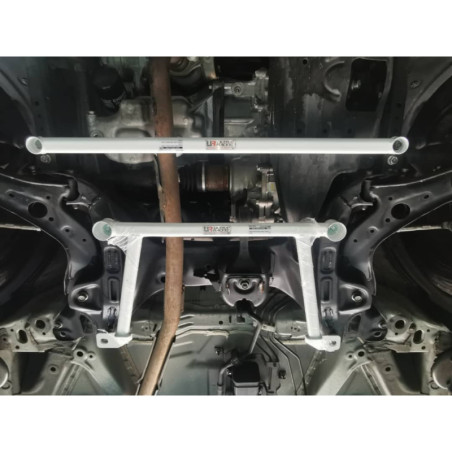 BARRA INFERIOR DELANTERA ULTRA RACING 2 PUNTOS PARA HONDA N-BOX (JF3) S07A I3 660CC 2WD (K-CAR) 2017-PRESENTE